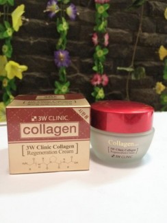 Kem dưỡng trắng da chống lão hóa 3W Clinic Collagen Regeneration Cream