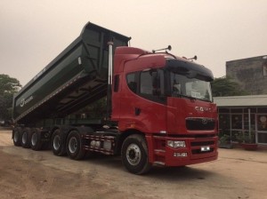 Sản Phẩm Mới Nhất Xe Sơ Mi Rơ Moóc Doosung Thùng Tự Đổ (Moóc Ben)