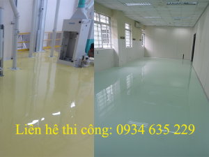 Đơn vị nhận thi công sơn nền epoxy giá rẻ hà nội, miền bắc