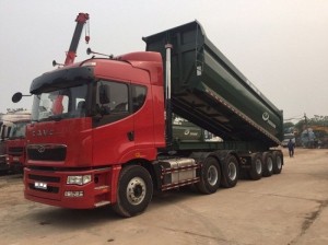 Sản Phẩm Mới Nhất Xe Sơ Mi Rơ Moóc Thùng Tự Đổ (Moóc Ben) Tải Trọng Cao