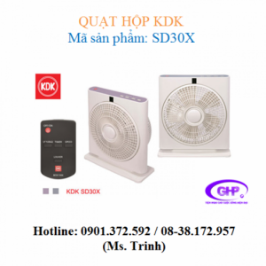 Quạt hộp KDK SD30X (xám bạc, tím bạc) chính hãng