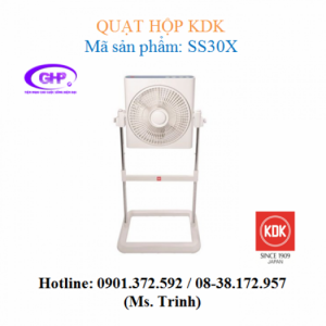 Quạt hộp KDK SS30X (xám bạc, tím bạc) chính hãng giá tốt