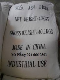 Soda ash light, Na2CO3, 99 % min