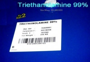 Triethanolamine, C6H15O3N, Trietanol amin,