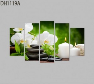 Tranh Spa bộ đá ánh nước DH1111A (kích thước 150x90cm)