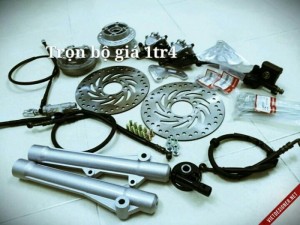 Lên thắng đĩa trước và sau