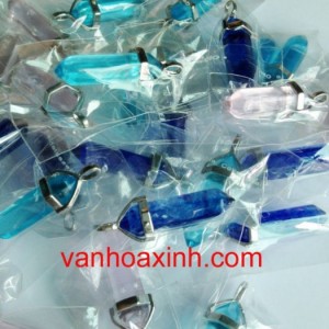 10 mặt thạch anh trụ màu ngẫu nhiên TA-30S