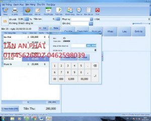 Phần mềm bán hàng quản lý thu chi doanh số quán cafe shop tại Hải Phòng