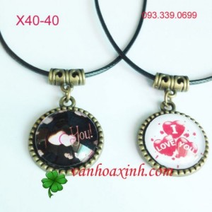 Làm dây chuyền dán ảnh theo yêu cầu