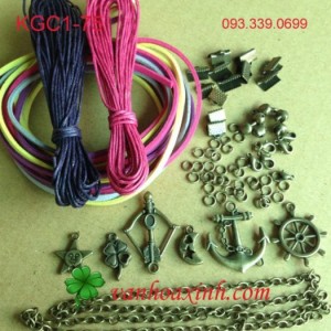 Bộ kit nguyên liệu làm 6 vòng tay giả cổ