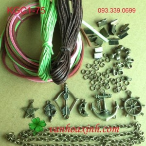 Bộ kit nguyên liệu làm 6 vòng tay giả cổ