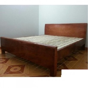 Giường gỗ xoan đào tự nhiên cao cấp - GG307