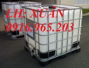 Thùng nhựa vuông 1000 lít