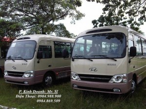 Đại lý cấp I - Bán xe Hyundai county 29 chỗ Đồng Vàng - Giá thành tốt nhất thị trường
