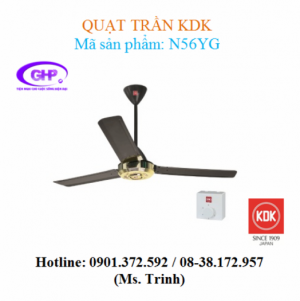 Quạt trần KDK N56YG giá rẻ