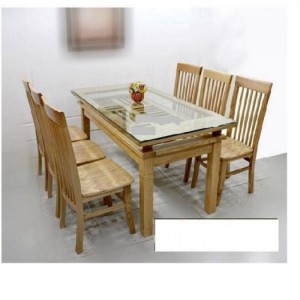 Bộ bàn ghế gỗ tự nhiên-  SN01+1