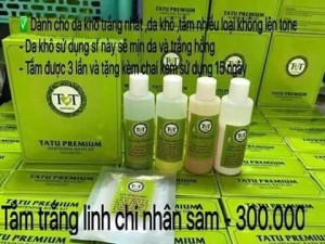 Tắm trắng cao Ta Tu Nhân Sâm Linh Chi  - 300k