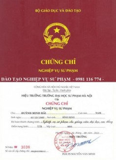 Địa chỉ học chứng chỉ sư phạm tại cần thơ