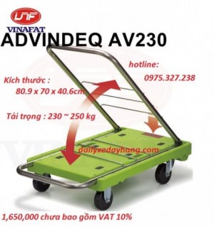 Xe kéo hàng 4 bánh, xe đẩy đa năng, xe kéo đi chợ,