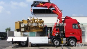 Cần Cẩu Gấp F.lli Ferrari 990R Lắp Trên Xe Tải