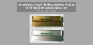 Thẻ phôi nhôm bảng tên