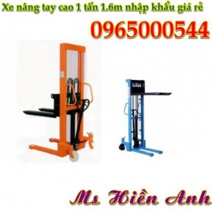 Xe nâng tay cao 1 tấn nâng cao 1.6m bán tại Hà Nội