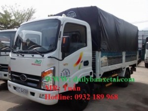 Xe tải veam vt200-1, veam 2t thùng mui bạt