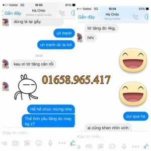 Tăng cân cho người gầy kinh niên,không tăng hoàn tiền