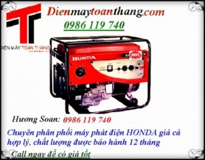Máy phát điện công suất 5.5KVA HONDA EP6500CX  (EP6500CXS) - 5.5 KVA