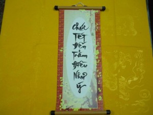 Ống trúc, ống sáo treo tranh