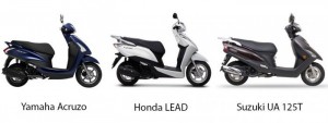 Thu mua xe honda lead, sym attila venus, suzuki ua 125tfi, yamaha acruzo