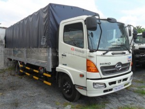 Bán xe tải hino FC9JJSW 6T4 đóng thùng bạt hạ tải còn 5.9 tấn = HINO FC9JJSW 6T4/ 5T9 thùng bạt