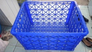 Rổ nhựa 8 bánh xe, sóng nhựa 8 bánh xe, rổ nhựa 85x63x52.5 cm, rổ nhựa HS 022