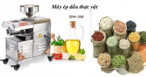 Mã hiệu: 30W-268
Điện áp: 220V
Công suất: 2KW
Năng suất: ~10kg/h
Trọng lượng máy: 45kg
Kích thước máy: 40x21x58cm