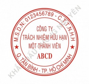 Khắc dấu tròng công ty, khắc dấu tên giá rẻ
