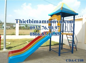 Cầu trượt mầm non composite sơn nhiều màu, sắt dày 1,2-1,4mm sơn màu
Bao gồm 1 máng trượt đôi, 1 máng trượt đơn, 2 thang leo, 2 sàn trượt, 1 khối nhà mái vòm sơn nhiều màu
Kích thước: 3x3x3 m
Phù hợp đặt trong sân chơi trường mầm non, nhà trẻ, khu vui chơi trẻ em nơi công cộng, nhà hàng, khách sạn
Giảm giá theo đơn hàng