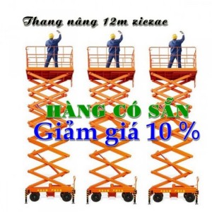 Thang nâng người 12 m ziczac bán giá rẻ