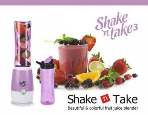 Máy xay sinh tố Mini Shake Take màu tím