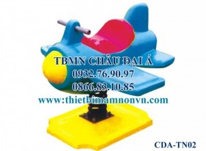Thú nhún lò xo máy bay sắt-composite sơn nhiều màu
Kích thước 60x90 cm
Đặt trong sân chơi trường mầm non, khu vui chơi trẻ em