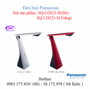 Đèn bàn LED SQ-LD221-R / SQ-LD221-S Panasonic ( Đỏ / Trắng )