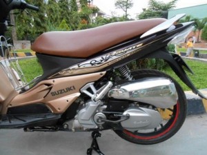 Bán xe suzuki hayate màu nâu đk 2011,xe còn mới 90%