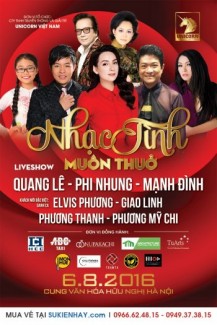 Bán vé Liveshow Quang Lê - Nhạc Tình Muôn Thuở