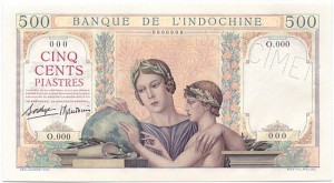500 Piastres 1939