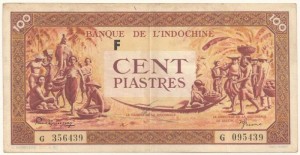 100 Piastres 1942-1945