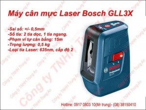 Máy bắn cốt cân mực Laser BOSCH GLL 3X