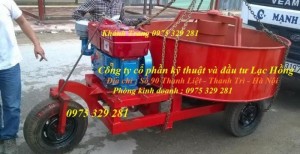 Máy trộn bê tông tự hành 3 bao, máy trộn bê tông 3 bao xi măng