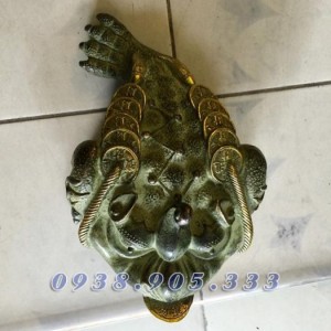 Cóc ba chân, cóc đồng xanh giả cổ, cóc đầu có sừng,vật phẩm phong thủy,mang tài lộc