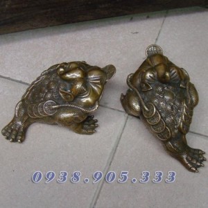 Cóc ba chân, cóc đồng xanh giả cổ, cóc đầu có sừng,vật phẩm phong thủy,mang tài lộc
