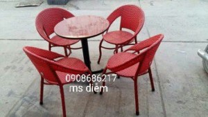 Bàn ghế cà phê giá rẻ