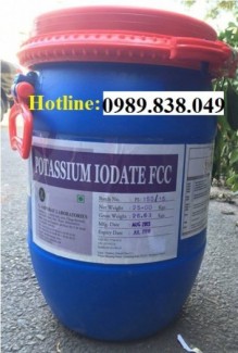 Potassium Iodate - KIO3 99%  dùng trong sản xuất nước tương, muối, thức ăn chăn nuôi, thuốc thú y